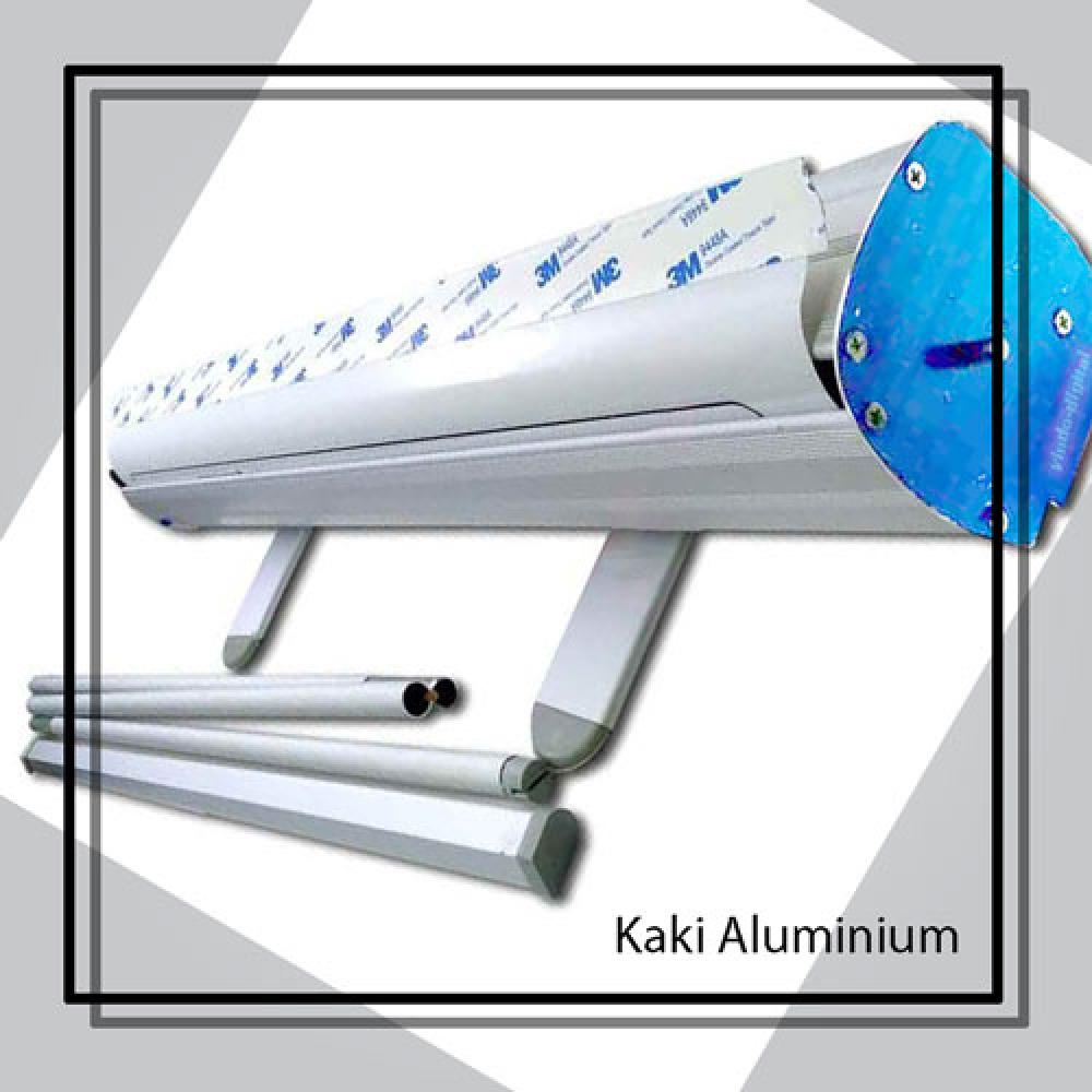 Kaki Roll Up Banner 85x200cm Aluminium
