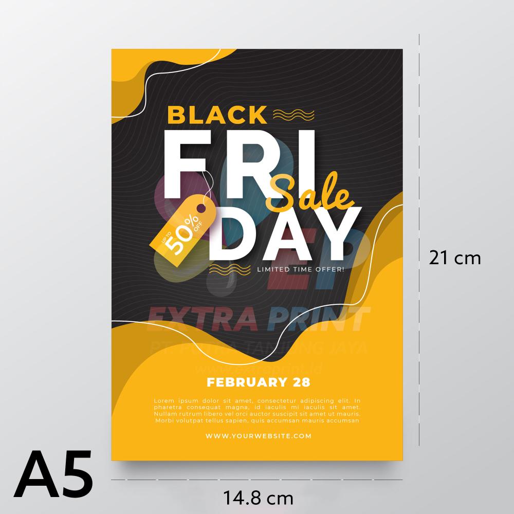 Cetak Brosur A5 Matte Paper 150g 1 Sisi
