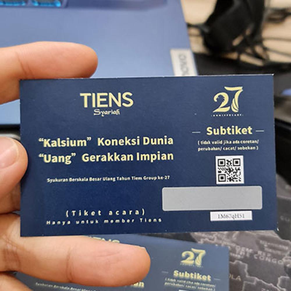 Cetak Voucher Gosok 85x54mm - Art Carton 260g 1 Sisi