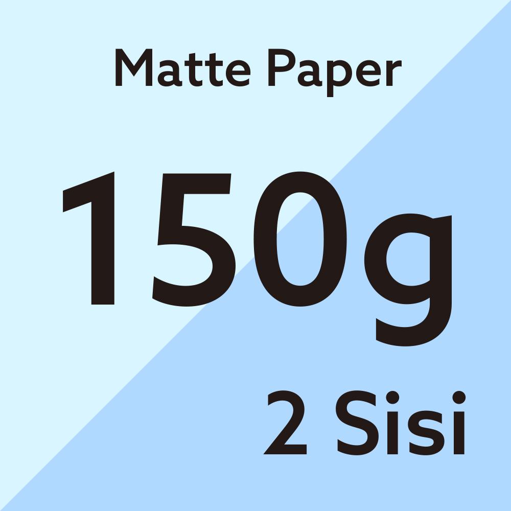 Cetak Digital A3 2 Sisi Matte Paper 150g