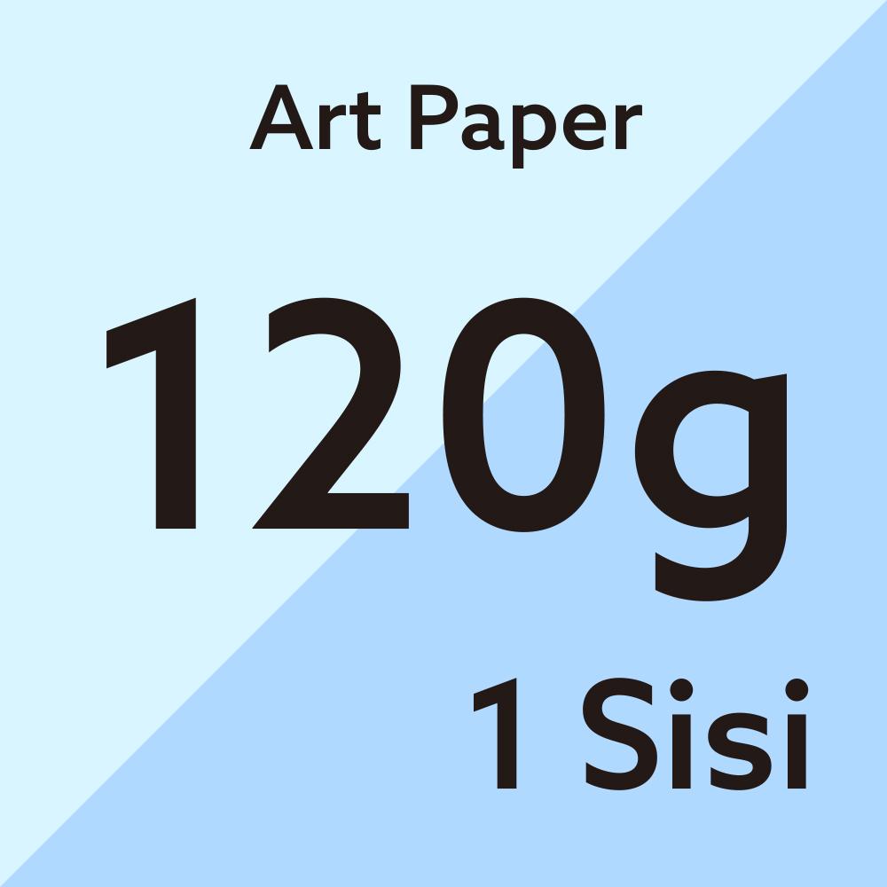 Cetak Digital A3 1 Sisi Art Paper 120g