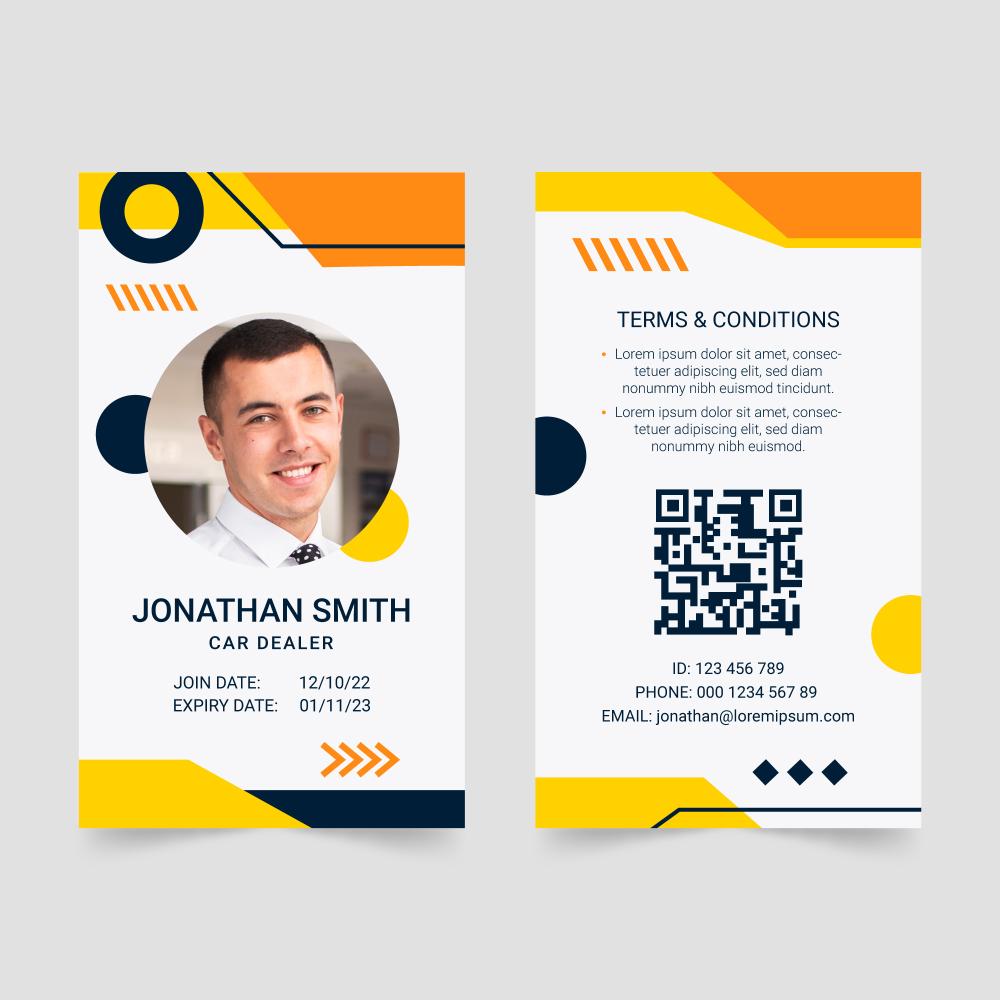 Cetak Stiker ID Card Ukuran ATM – Bahan Vinyl + Laminasi Glossy