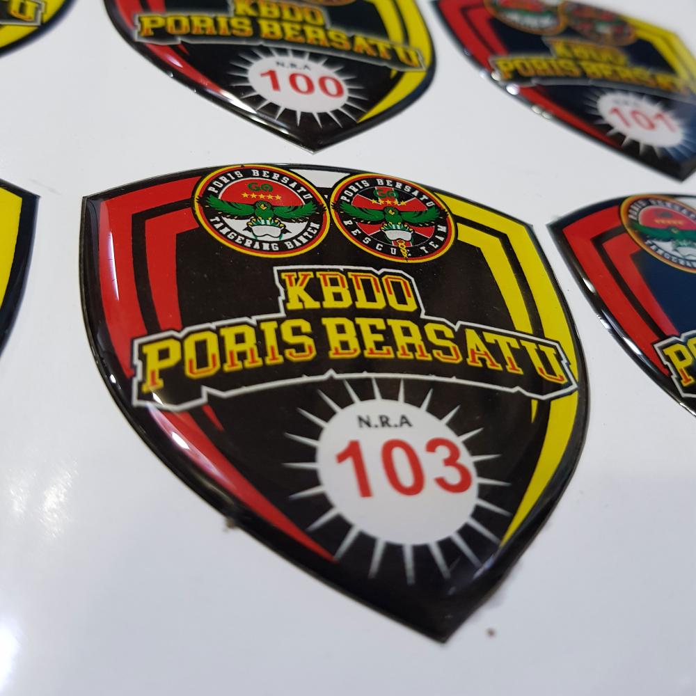 Cetak Stiker A3+ Timbul Vynil Matte – Custom Ukuran & Potong ( RESIN )